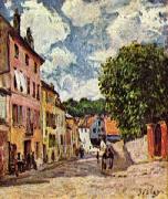 Alfred Sisley Strabe in Moret-Sur Loing oil painting
